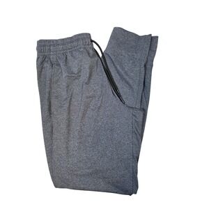 Gaiam Mens Jogger Pants Heather Charcoal Gray Athletic Sweatpants Size Medium M